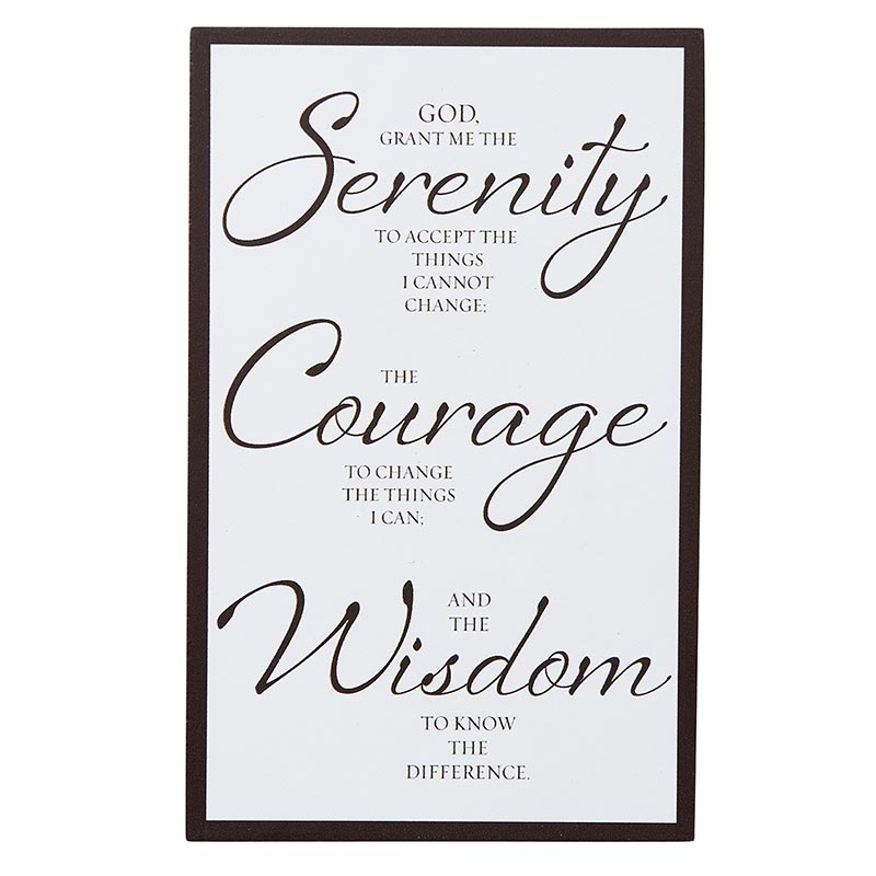 Serenity Prayer Wall Plaque The Catholic Gift Store