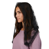 Black Traditional Chapel Veil