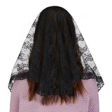 Black Traditional Chapel Veil