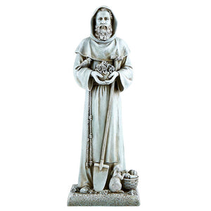 12" St. Fiacre Garden Statue