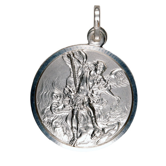 St. Michael Medal in Sterling Silver