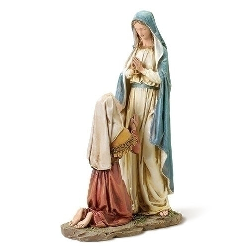 Our Lady of Lourdes/St. Bernadette Statue