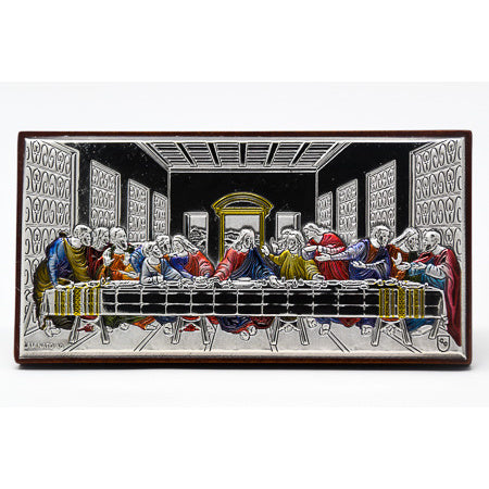 Colored Last Supper Plaque – The Catholic Gift Store