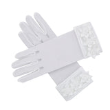 Rosebud First Communion Gloves