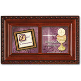 Woodgrain First Communion Music Box