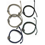 Saint Benedict Medal Slip Knot Bracelet