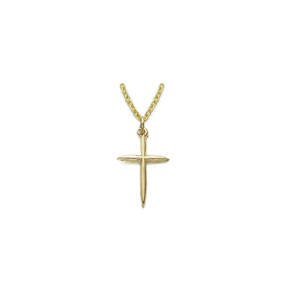 Gold Tapered Cross
