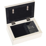 Ivory and Rose Baptism Music Box