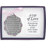 Gift of Love Crib Medal - Blue, Pink, or White