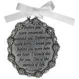 Gift of Love Crib Medal - Blue, Pink, or White