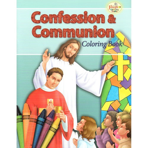 Confession and Communion Coloring Book