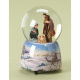 Holy Family Musical Waterglobe