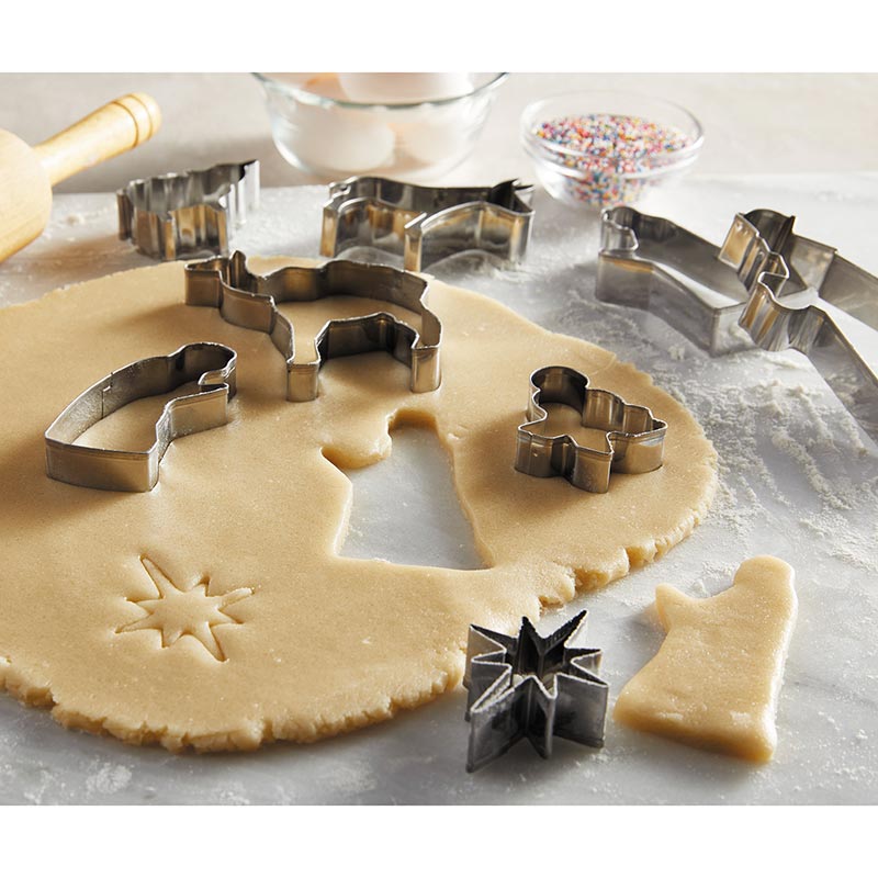 Flour Faith Bakery's Modern Nativity Set of 8 Cookie Cutters - KaleidaCuts