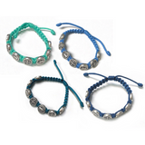 Children's Saint Benedict Corded Bracelet
