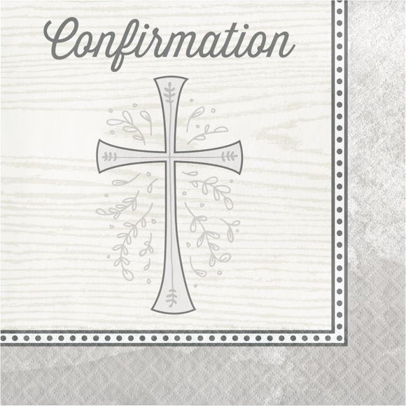 Silver Cross Confirmation Luncheon Napkins