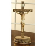 2 Piece 8.5" Crucifix with Stand