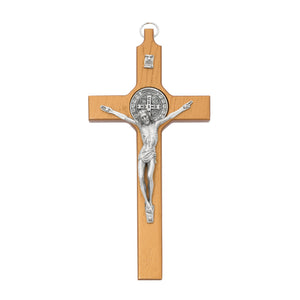 8" Copper Sprayed St. Benedict Crucifix
