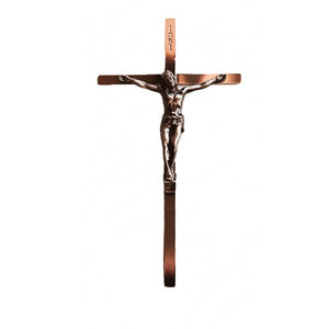 10" Antiqued Bronze Crucifix