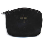 Zippered Rosary Pouch with Cross