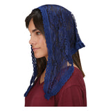 Blue Lace Modern Chapel Veil