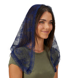 Blue Lace Traditional Chapel Veil