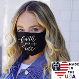Faith Over Fear Face Mask