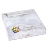 Satin and Sheer Rosebuds Communion Veil