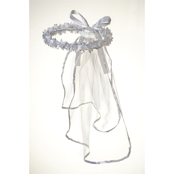 Floral Halo First Communion Veil