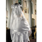 Elegant Tiara Communion Veil