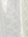 Sleeveless Lace Dress with Silver Trim