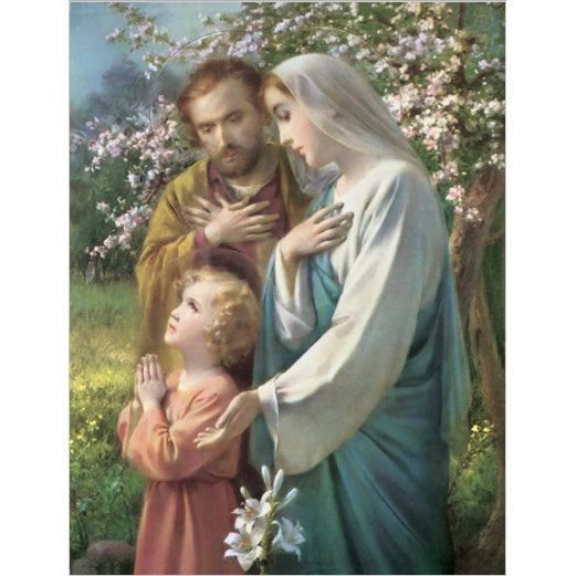 Holy Family 8x10 Carded Print