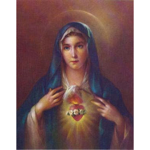 Immaculate Heart of Mary Carded 8" x 10" Print