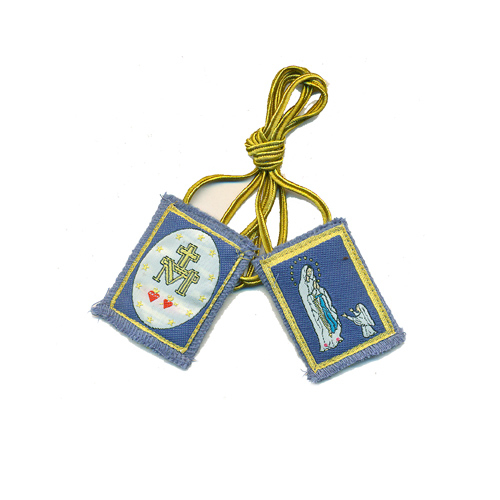 Blue Immaculate Conception Scapular