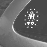 Miraculous Medal Car Decal