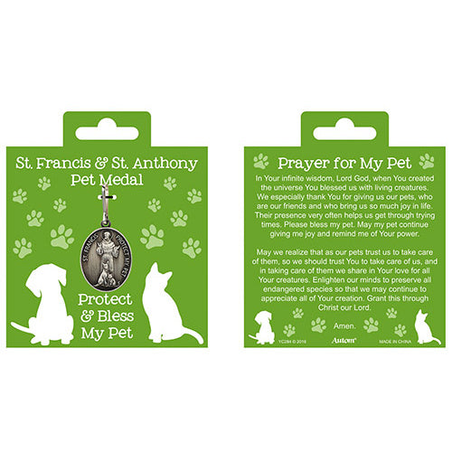 St. Francis/St. Anthony Pet Medal