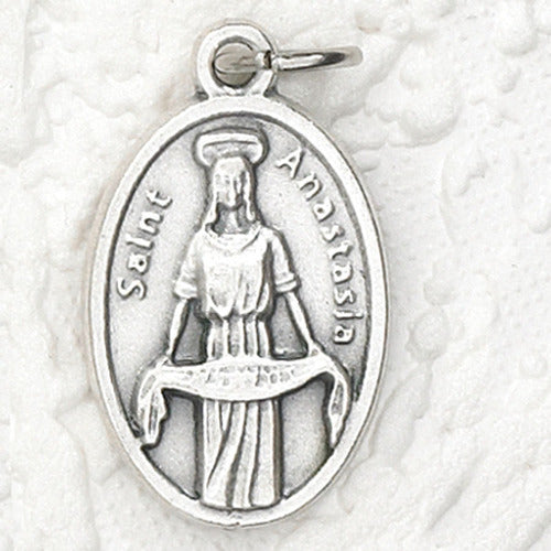 Oval St. Anastasia Medal