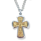 Two Tone 4-Way Medal