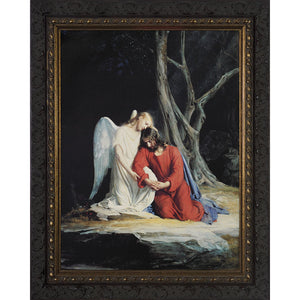 8" x 10" Gethsemane in Ornate Dark Frame