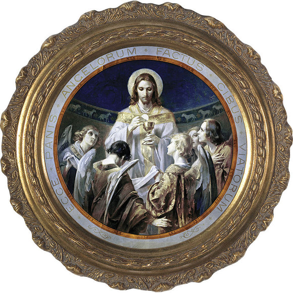 Bread of Angels Print in an Ornate Frame