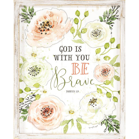 God is With You Wood Plaque