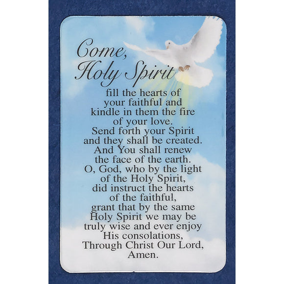 Come Holy Spirit Prayercard