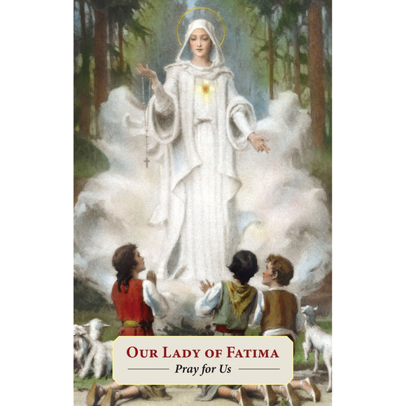 Our Lady of Fatima Folded Prayercard