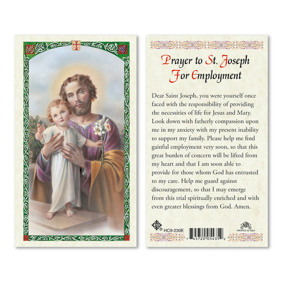 Prayer to St. Joseph for Employment