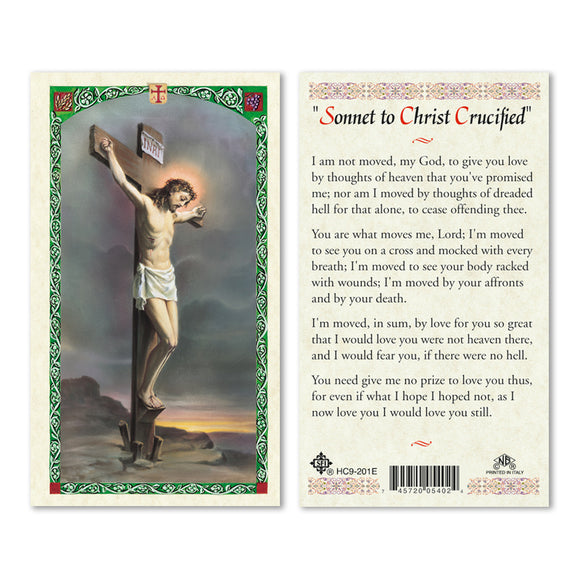 Sonnet to Christ Crucified