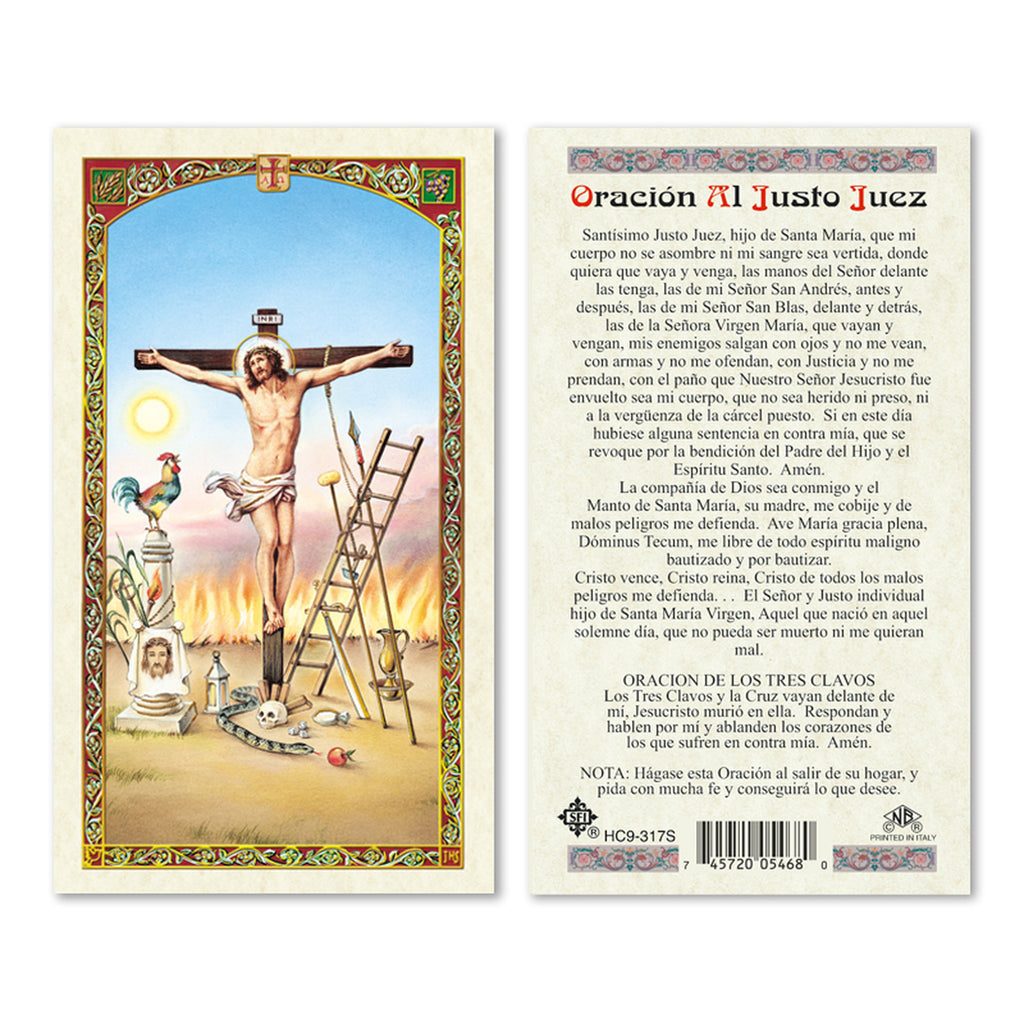 Oracion Al Justo Juez (Spanish) The Catholic Gift Store Oracion Al Justo Juez (Spanish) The Catholic Gift Store
