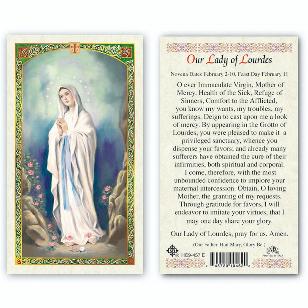 Our Lady Of Lourdes - English – The Catholic Gift Store