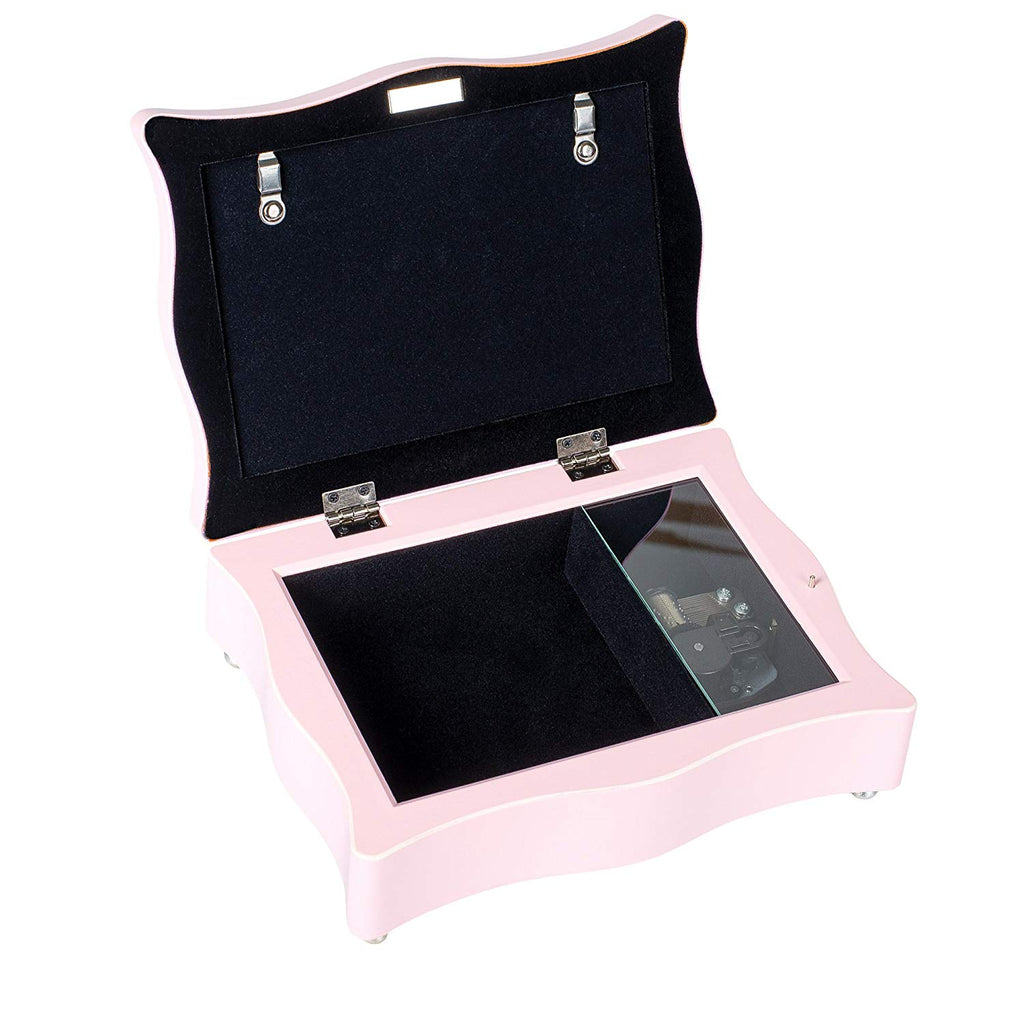 Pink Wavy Baptism Music Box – The Catholic Gift Store
