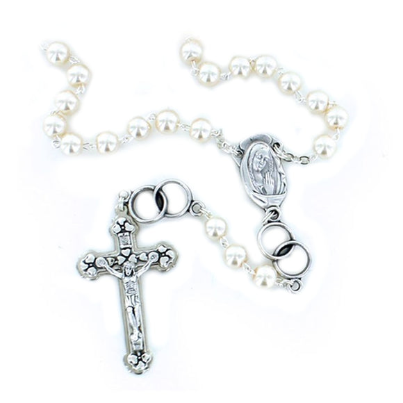 Pearl Wedding Rosary