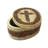 Byzantine Rosary Amber Beads & Gold and Ivory Box