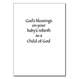 On the Baptism of Your Baby Boy Card